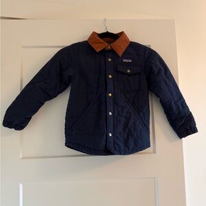 Patagonia Black Jacket with Orange Trim